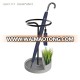 mutifunctional concrete planter and concrete umbrella holder with metal frame